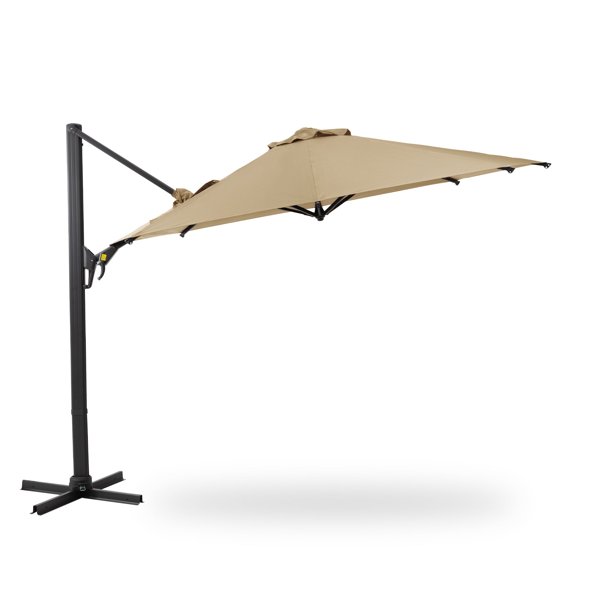 11 Ft Cantilever Patio Umbrella, Round Outdoor Offset Umbrella With 36