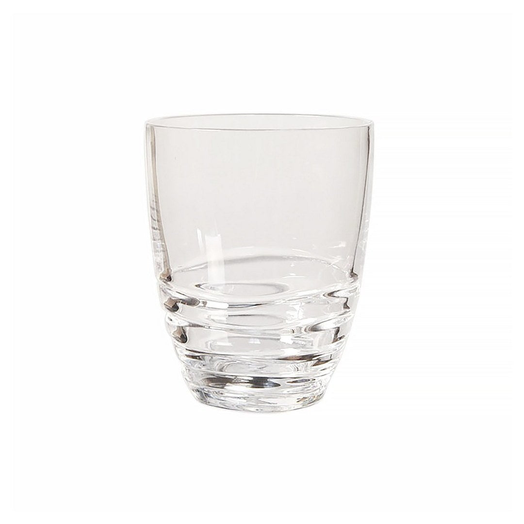 Swirl Acrylic Glasses Drinking Set Of 4 Dof 15Oz , Plastic Drinking  Glasses, Bpa Free Cocktail Glasses, Drinkware Set, Drinking Water Glasses  Clear 