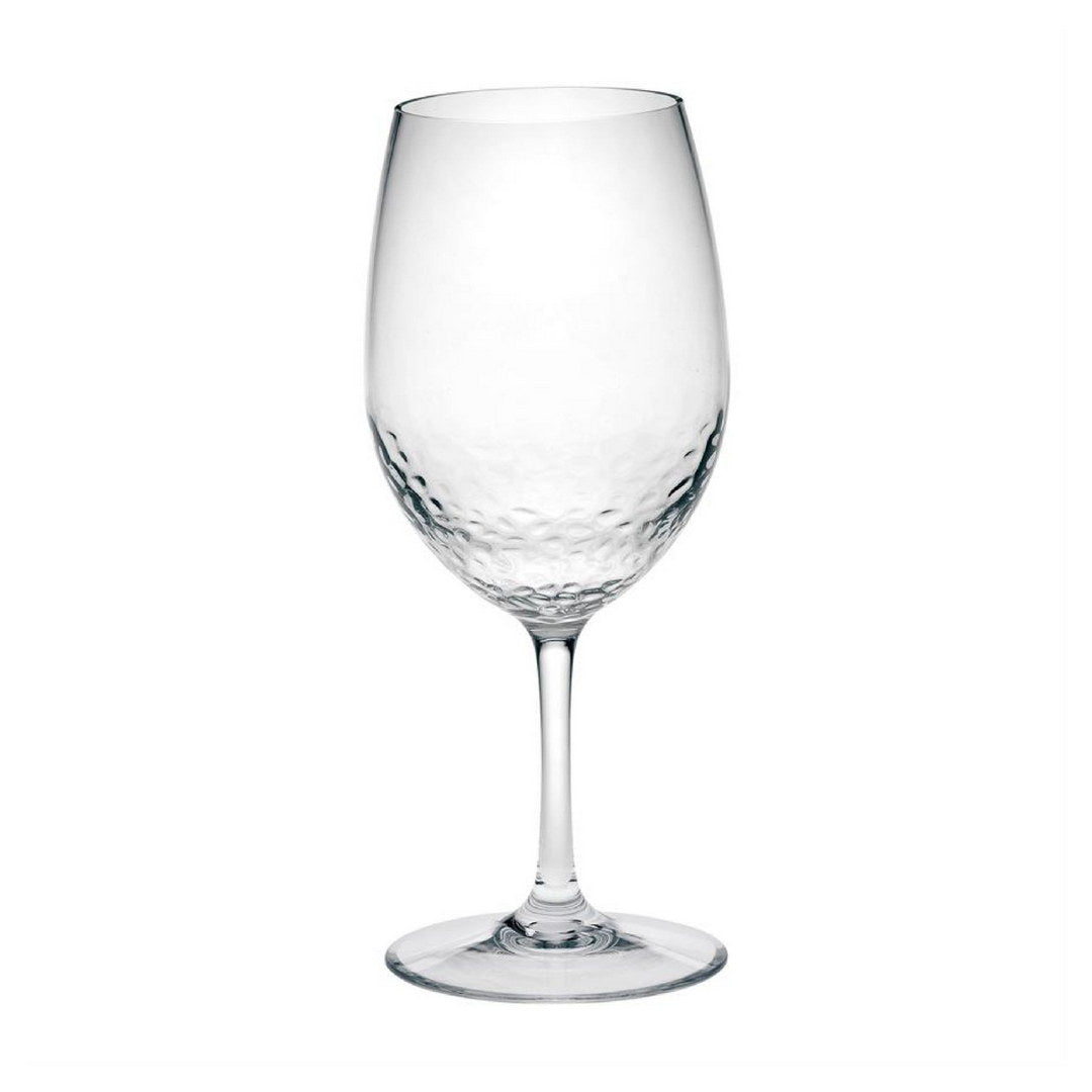 Plastic Wine Glasses Set Of 4 20Oz , Bpa Free Tritan Hammer Wine Glass