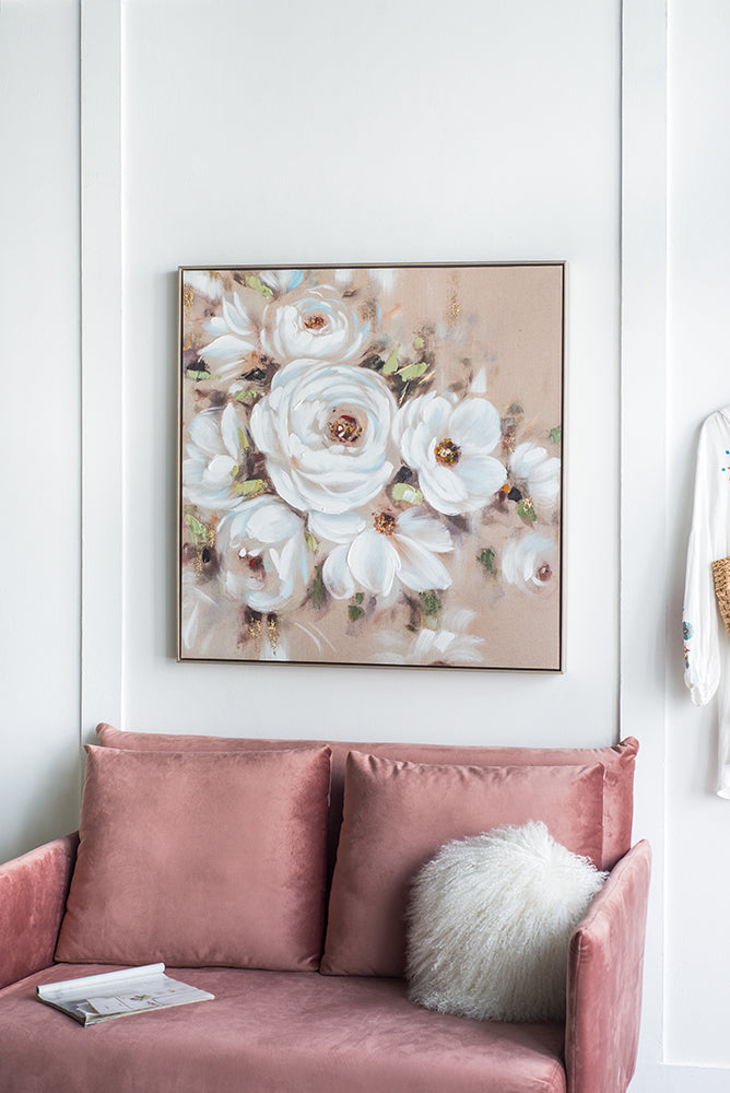 Interior Decor Flower Canvas Painting Modern Abstract Floral Poster Nordic Wall