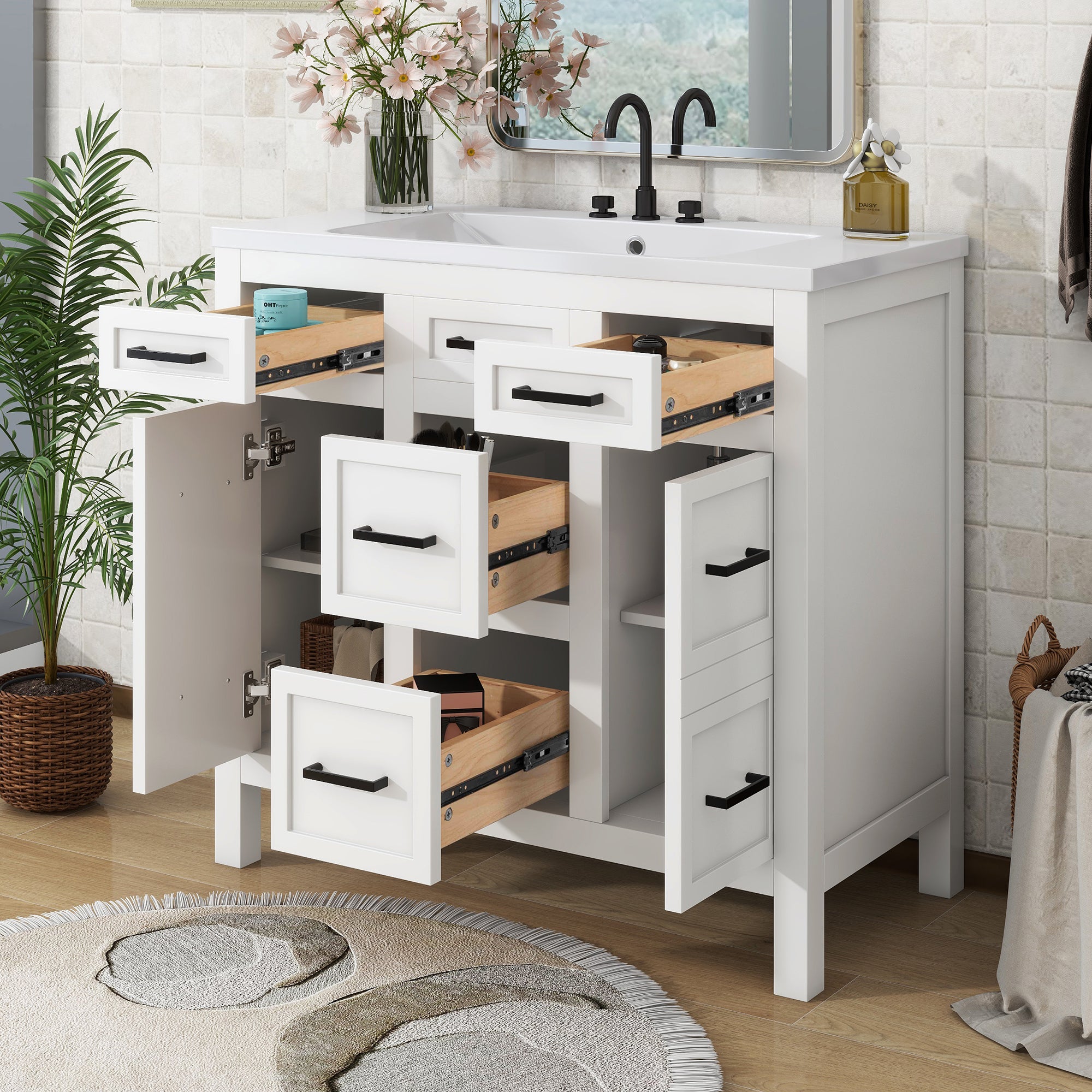 Bathroom Cabinet With 2 offers Doors