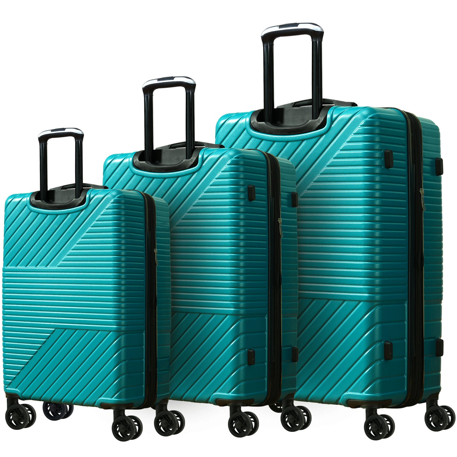 Hardshell Luggage Sets 3 deals Pcs Spinner with TSA Lock Lightweight 20''24/28’