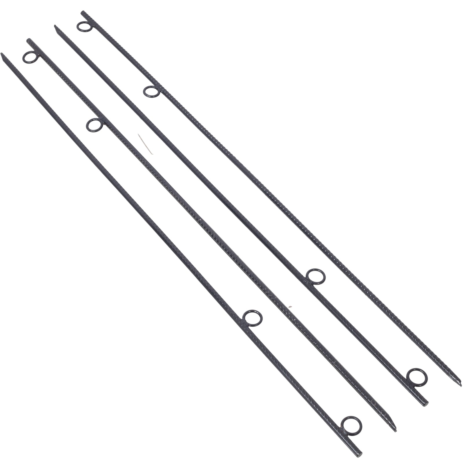 Rebar Stake With Loop 4Pcs Grip Rebar 5 8X 55.5 Inch Steel Durable Hea