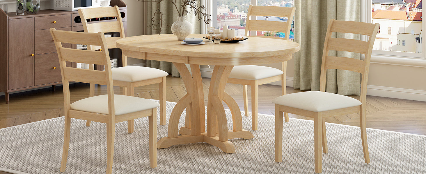 Oval Dining Small Round Extendable Dining Table And Chairs Piece