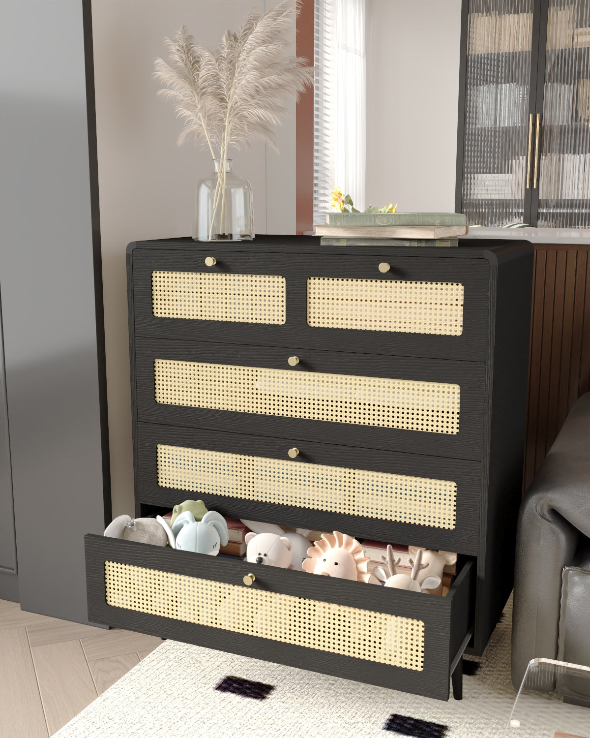 four drawer dresser Shaker Four Drawer Chest main image 0