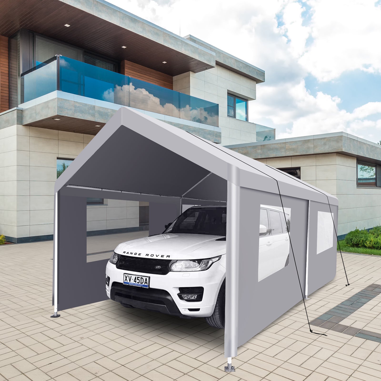 portable car garage tent Carport, 10 20 Heavy Duty Portable Carport Garage Tent For Outdoor Sto