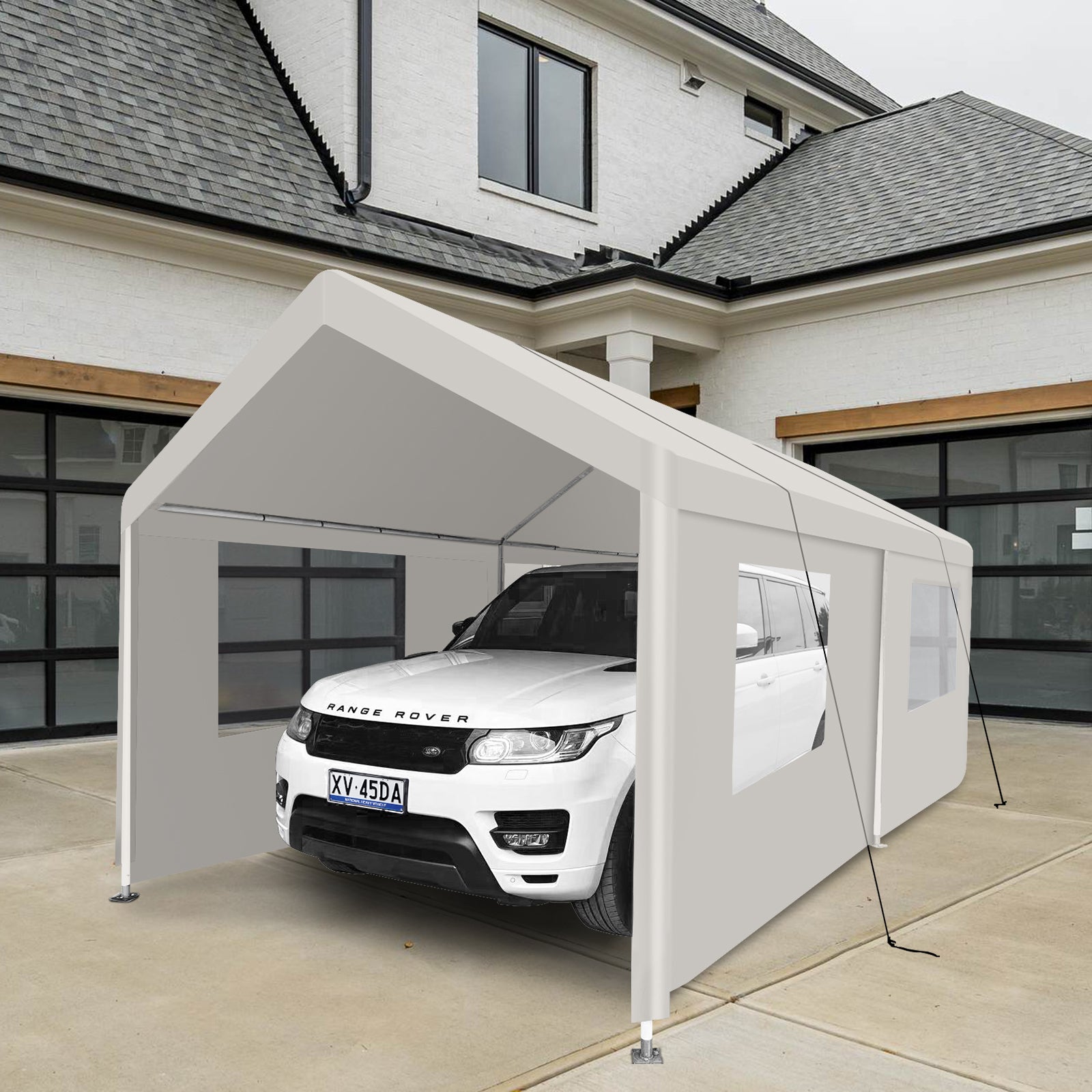 tent carport garage Carport, 10 20 Heavy Duty Portable Carport Garage Tent For Outdoor Sto