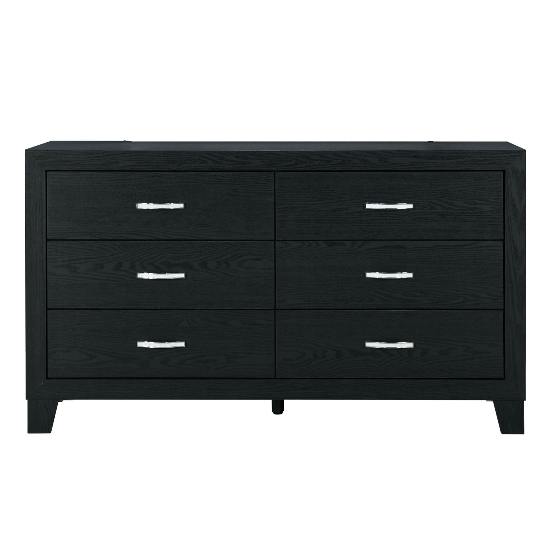 Carlos Black Dresser Black Solid Wood Mdf Carlos Black Dresser Black Solid Wood Mdf