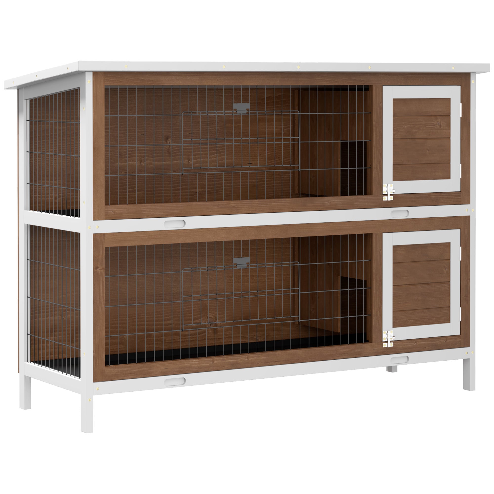 Large shops 2 tier rabbit hutch