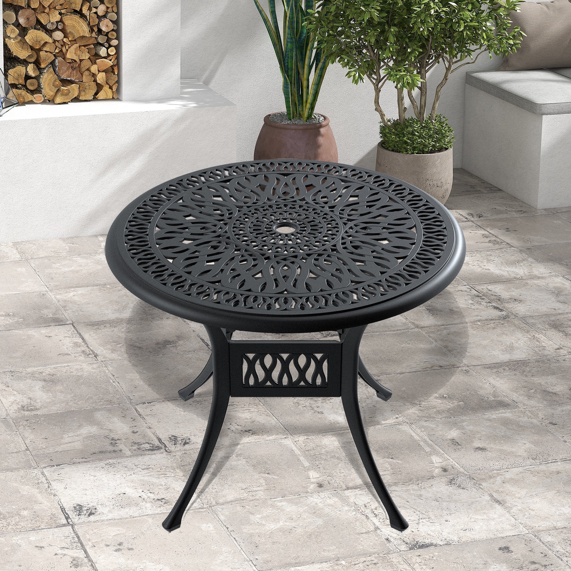 diy unused patio umbrella upcycle What are some uses for an old wood table umbrella frame?