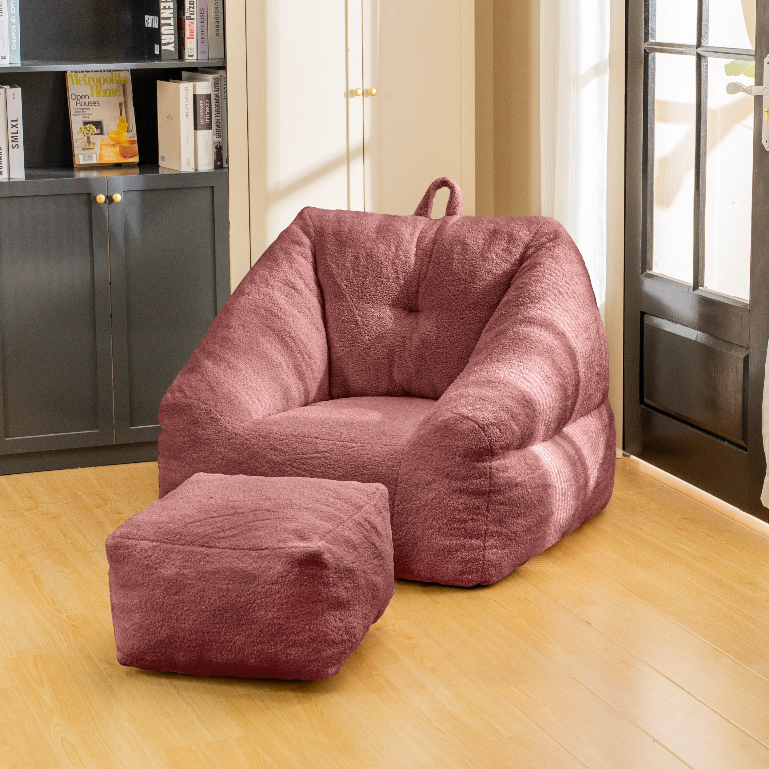 Lounge Bean Bags COFFAS Fluffy Bean Bag Chair With Memory Foam