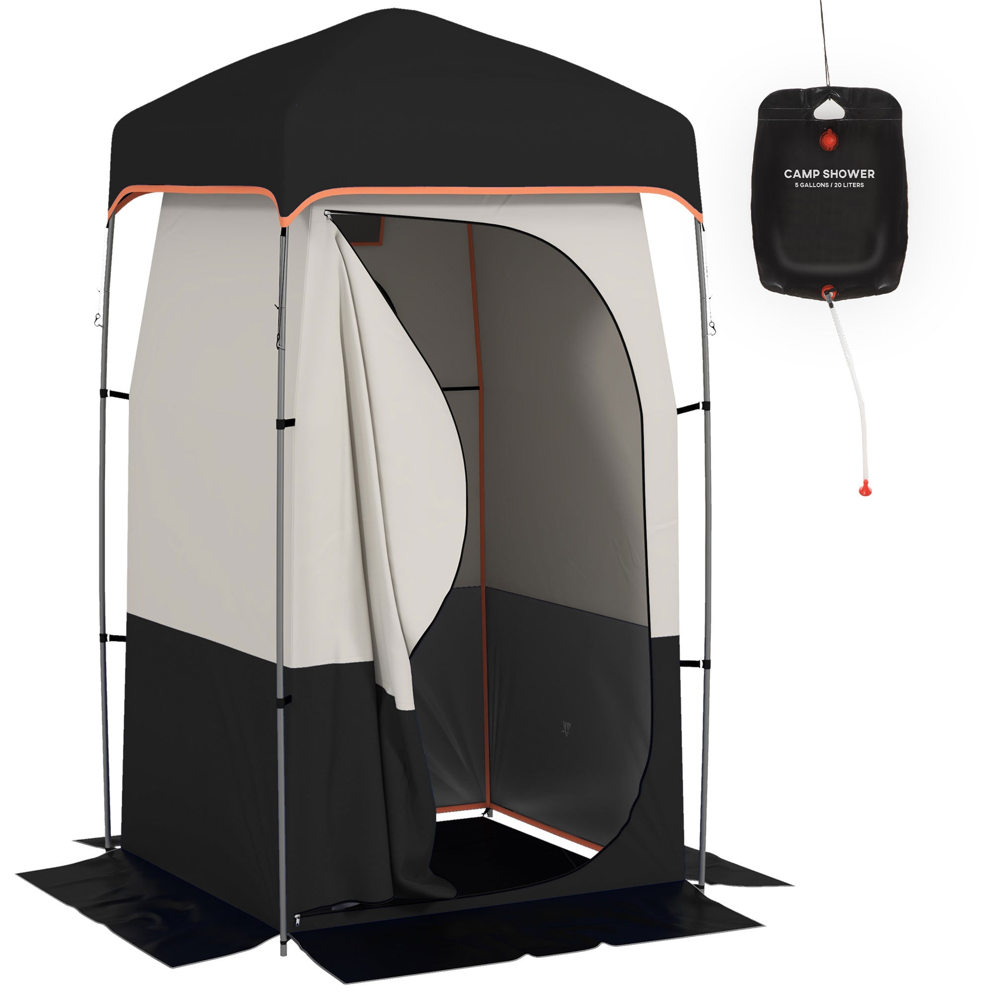 Outsunny Portable Shower Tent, Privacy Shelter, Camping Dressing Chang