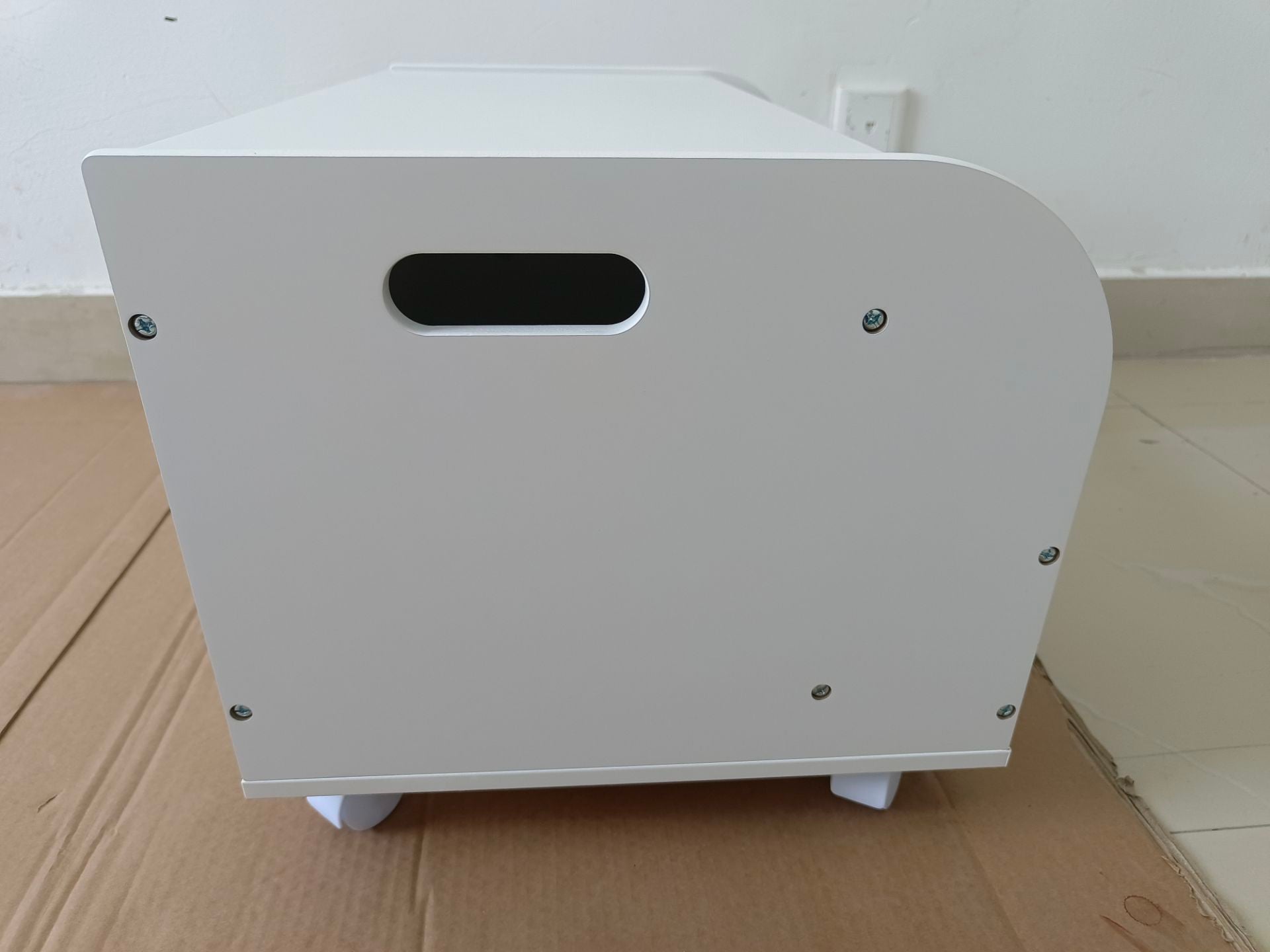 Wooden Toy Box With Universal Wheels, Kids Toy Storage Organizer Wit