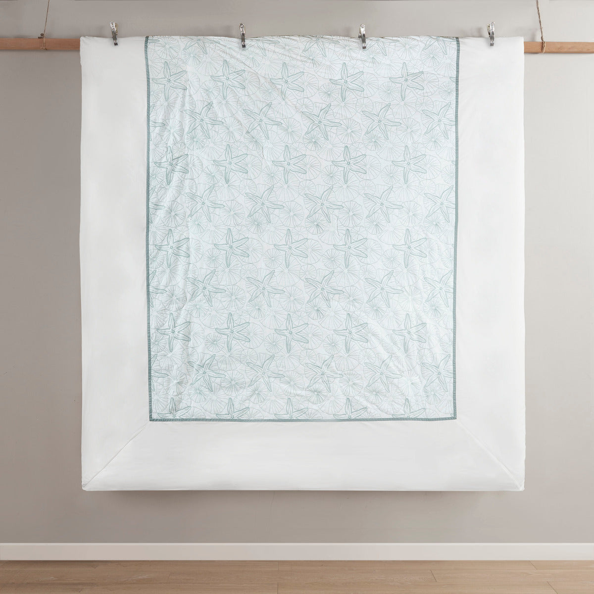 Duvet Cover Mini Set White Full Queen Queen Multicolor Cotton