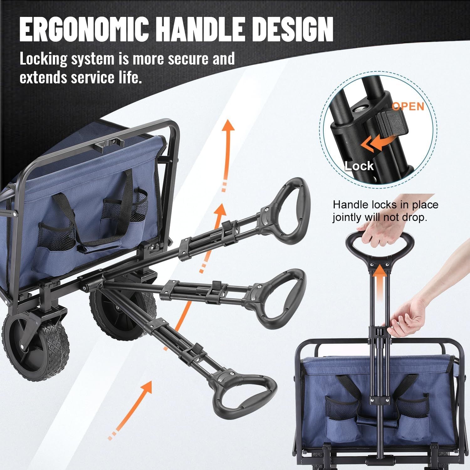 Dark Navy Blue Black Silver Metal