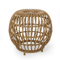 Ottawa Side Table - Light Brown Wicker