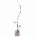 Shimmering Aluminum Branch Decor Accent, Silver Silver Metal