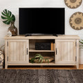 Classic Grooved Door Tv Stand For Tvs Up To 65