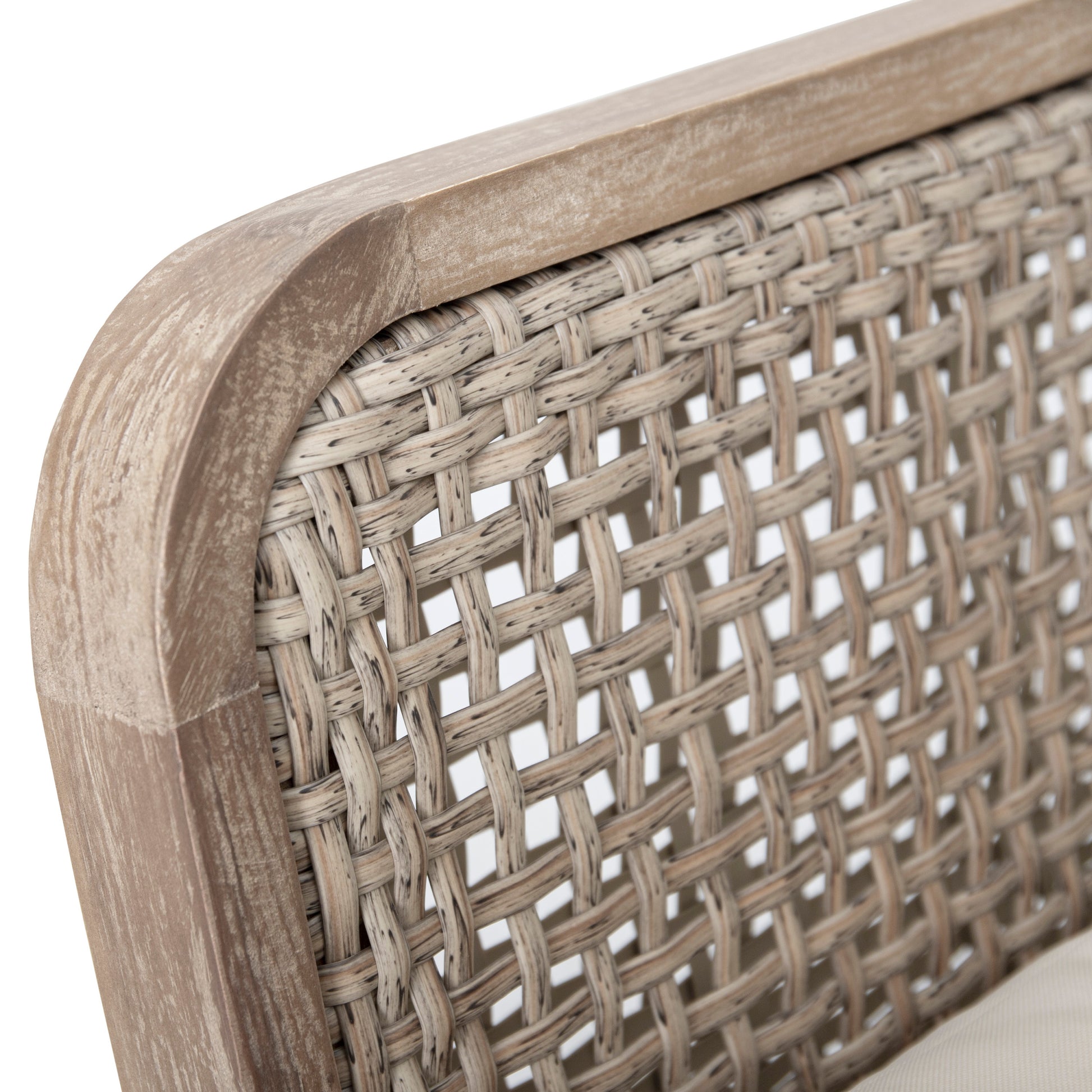 Outdoor Acacia Wood Patio Club Chair, Patio Furniture,Waterproof Thick Cushion Deep Seating For Porch, Garden, Backyard, Balcony, Weight Capacity 400Lbs, Light Brown Finish, Cream Cushion Deep Seating Light Brown Garden & Outdoor Foam Acacia Wood