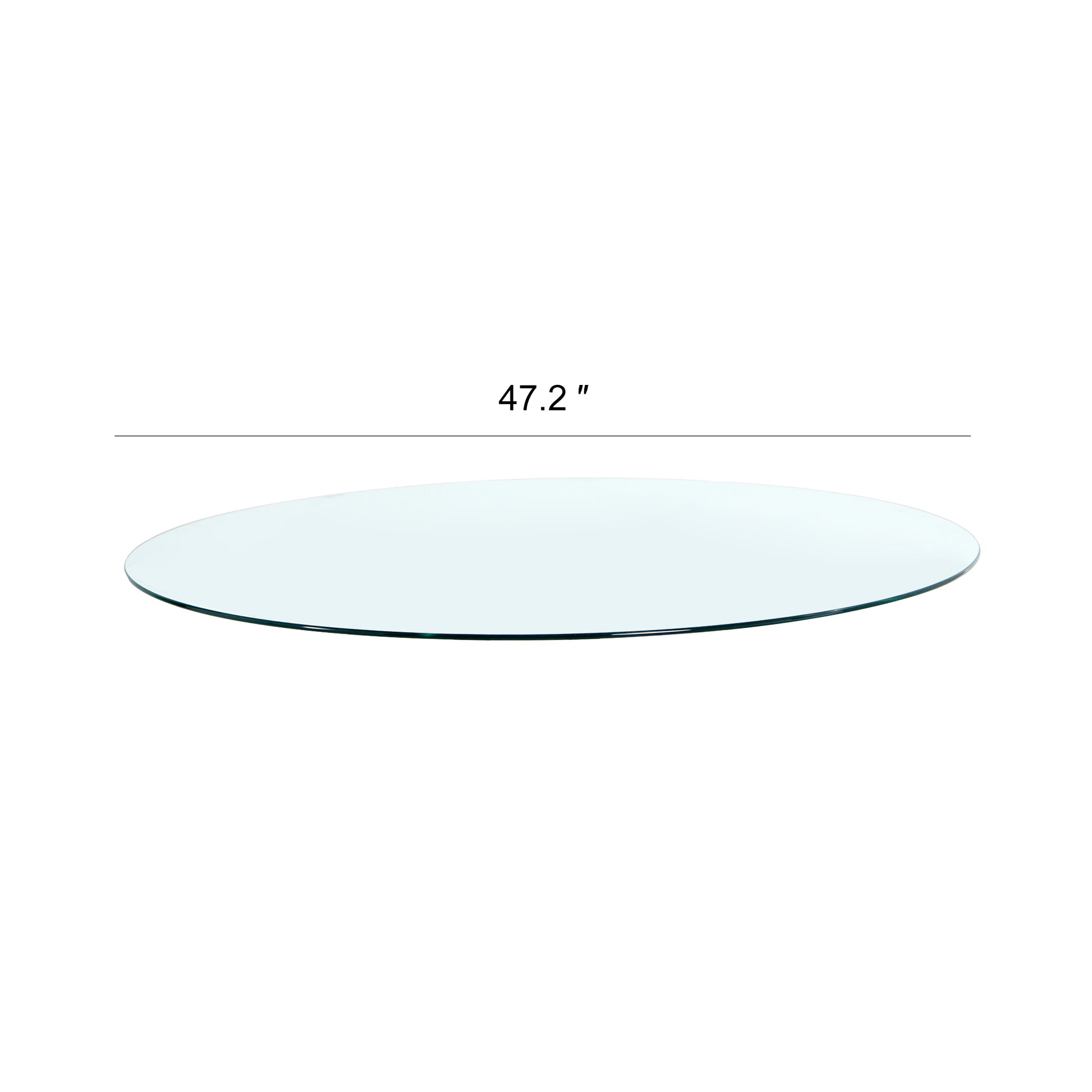 Ac140 T Cr Dia1200*765*8Mm Clear Tempered Glass