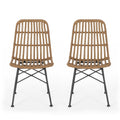 Sawtelle Chair Light Brown Rattan