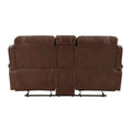 Comfortable Reclining Sofa 3Pc Set Brown Faux Leather Upholstered Reclining Sofa Loveseat Swivel Reclining Chair Trim, Power Usb Ports, Cupholders, Modern Living Room Furniture Brown Faux Leather Wood Primary Living Space Modern Plywood,Solid Wood 6 Seat