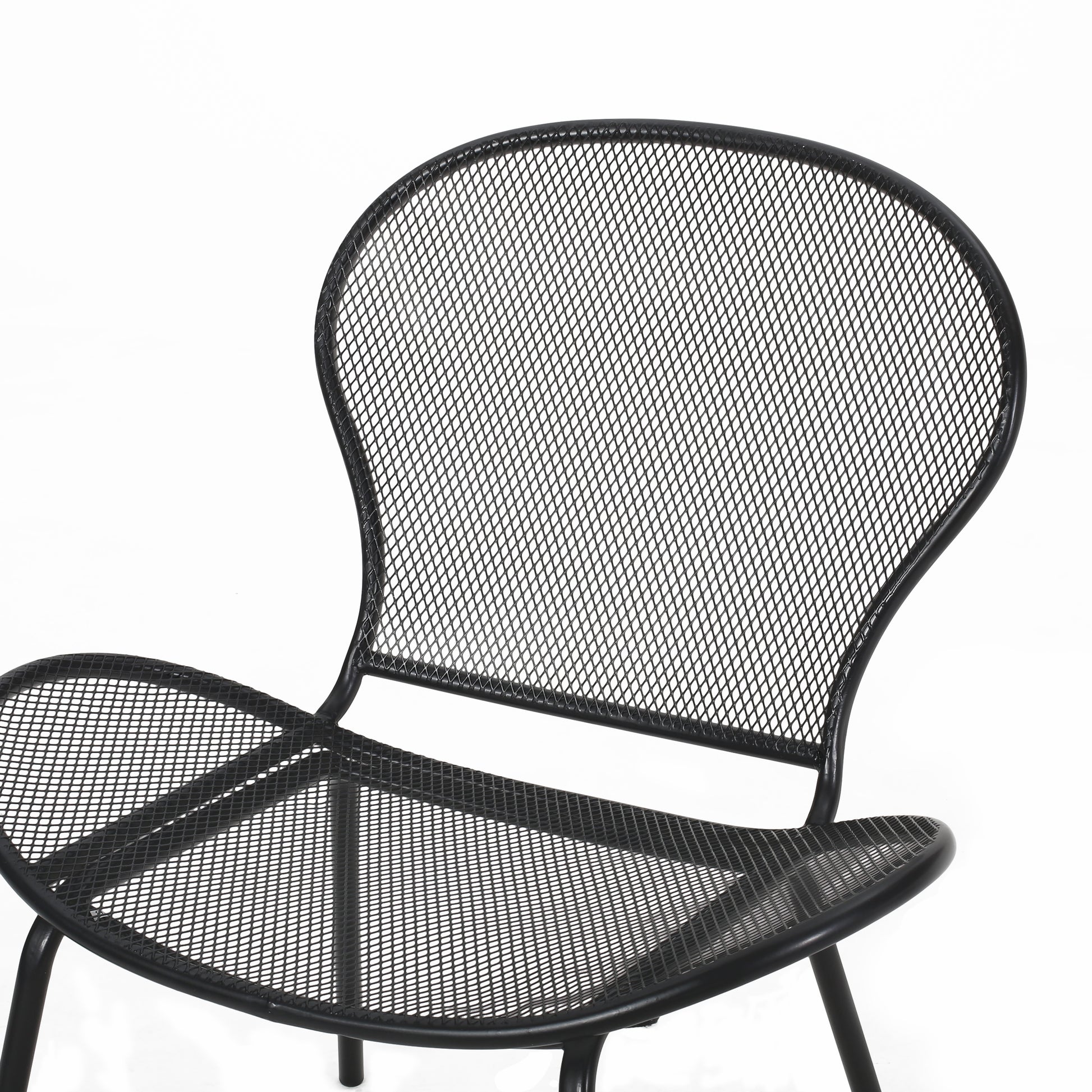 Nevada Chair Mp2 1Ctn 2Pcs Matte Black Iron