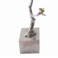 Shimmering Aluminum Branch Decor Accent, Silver Silver Metal