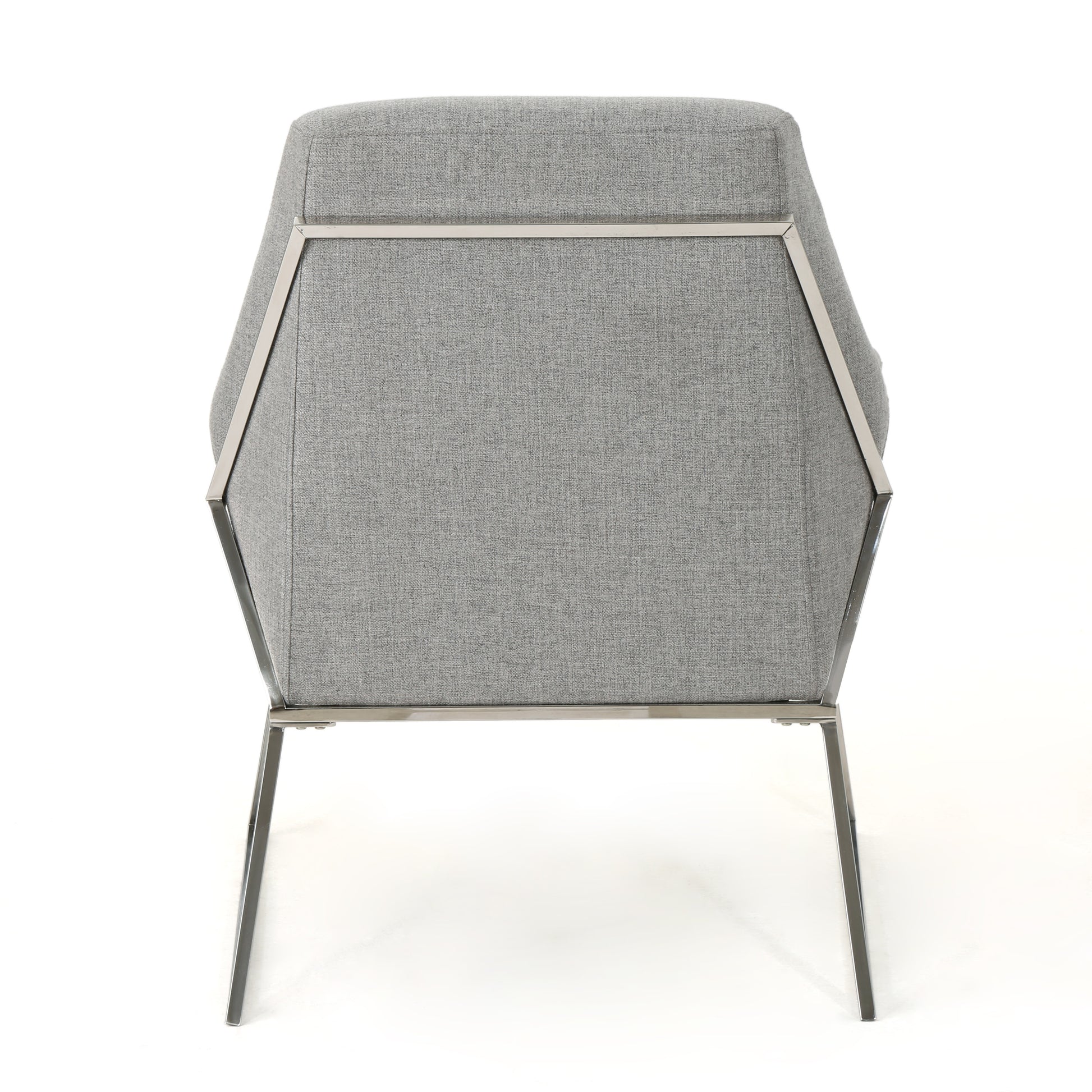 Modern Chair Grey Fabric