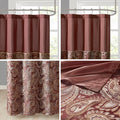 Jacquard Shower Curtain Multicolor Polyester