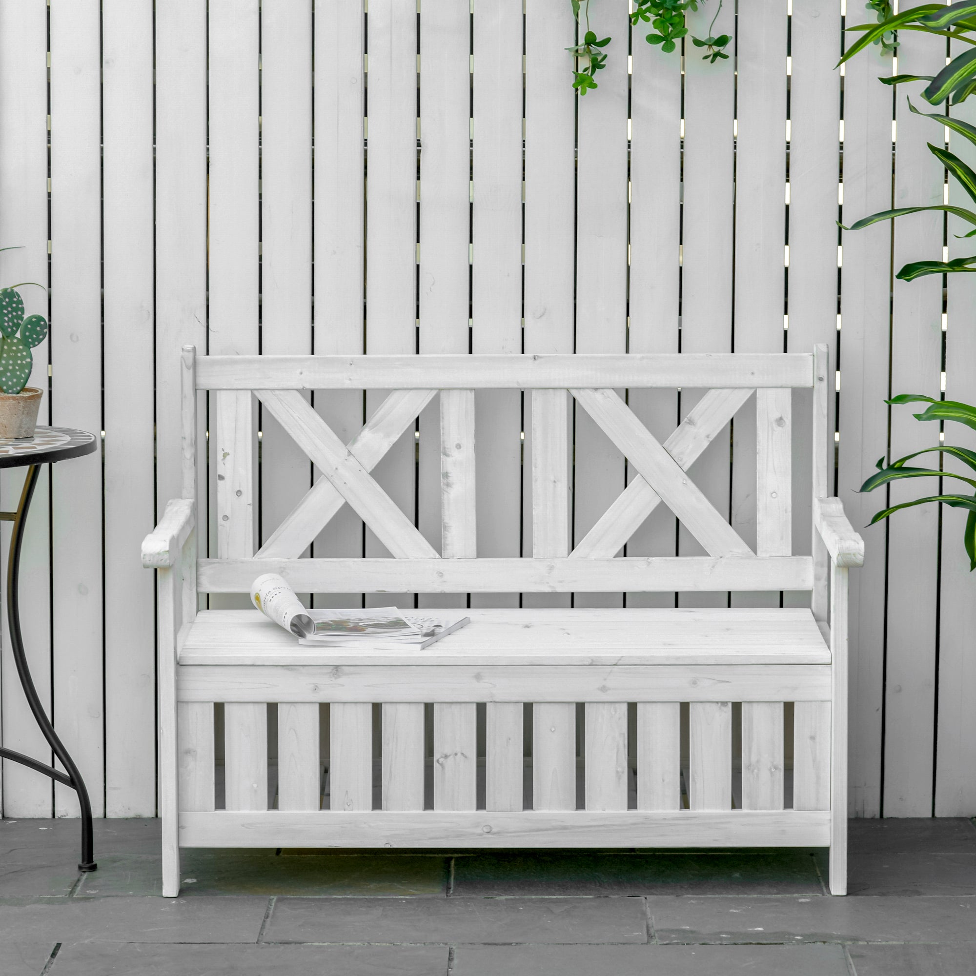 Outsunny Patio Bench - Thumbnail 3