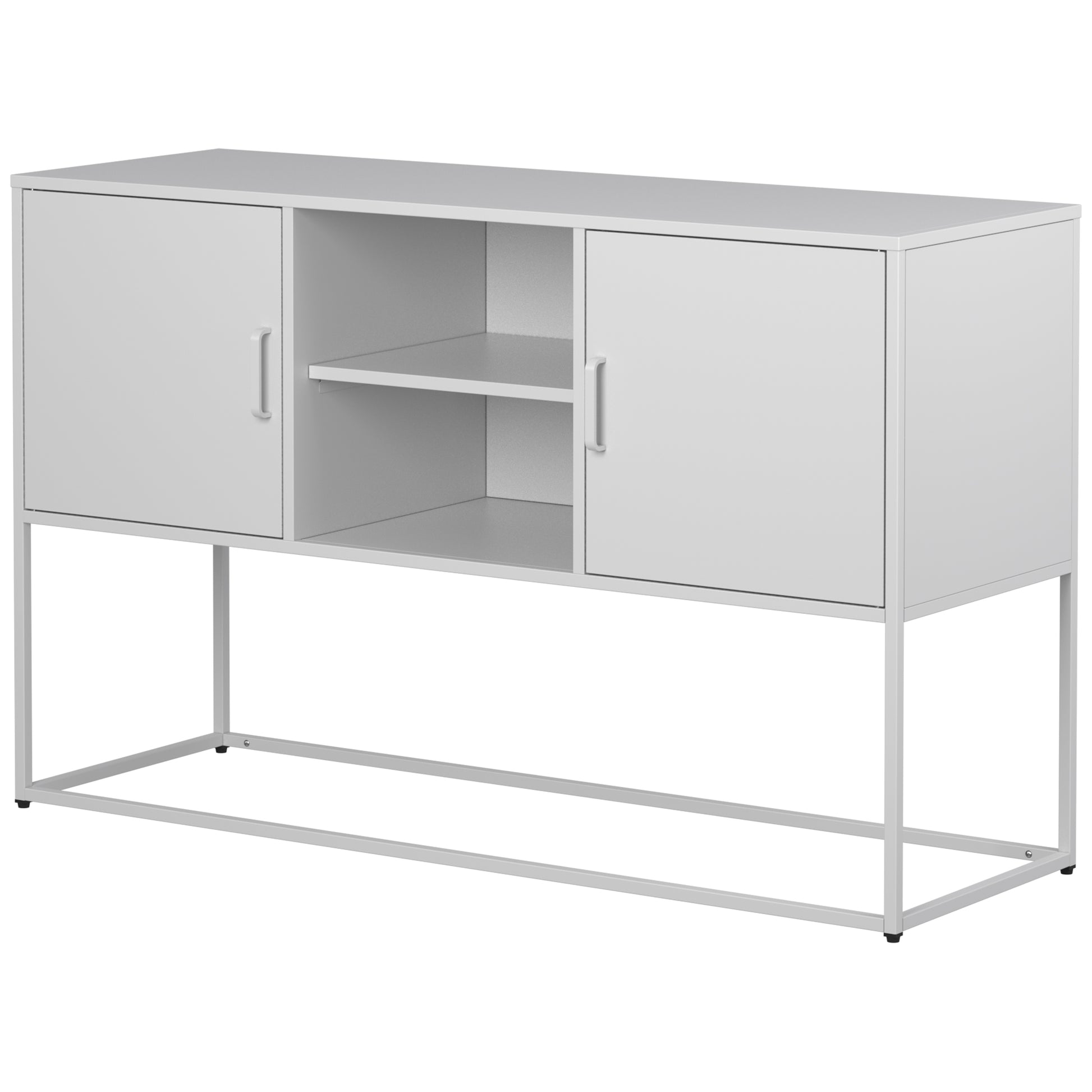 Modern Sideboard Buffet With Plenty Of Storage Space Anti Tilt Mechanism, Elegant Handles, Silent Magnetic Closures And Eco Friendly Finishes For Kitchen, Dining Room,Bed Room And Living Room Wall Mounted 5 Or More Spaces Antique White Primary Living