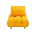 30 Inches Long, Teddy Sofa Fabric, With Spacious And Comfortable Seat, For Apartment Office Living Room Yellow Yellow Teddy 1 Seat