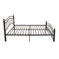 King Size Metal Bed Frame, Under Bed Storage Space, No Box Spring Needed, Durable Use, Copper King Copper Iron