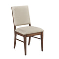 Modern Design 6Pc Dining Set Table Bench And 4X Side Chairs Fabric Upholstered Seat Brown Finish Wooden Dining Kitchen Furniture Brown Mix Seats 6 Dining Room Bench Seating Modern Dining Table With Chair And Bench Wood