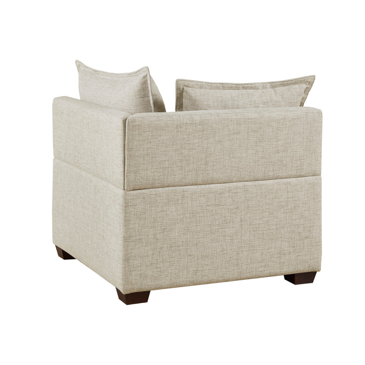 Modular Corner Chair Linen Polyester 1 Seat