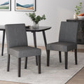 Dining Chair Charcoal Fabric