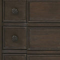 Weathered Oak 3 Drawer Nightstand Oak 3 Drawers Bedroom Rectangle Acacia Oak Wood