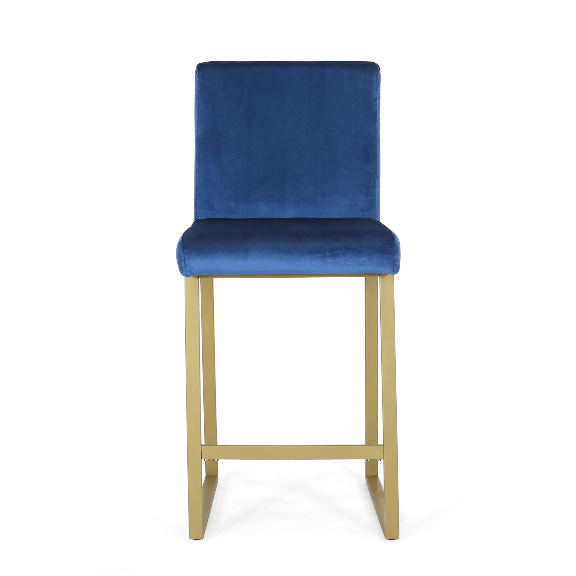 Barstool Navy Blue Velvet