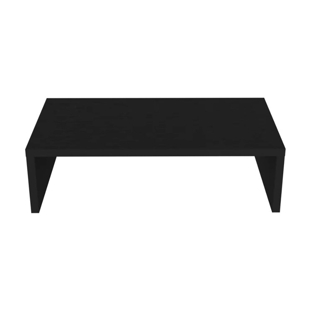 Black Oak Monitor Stand Black Primary Living Space Melamine