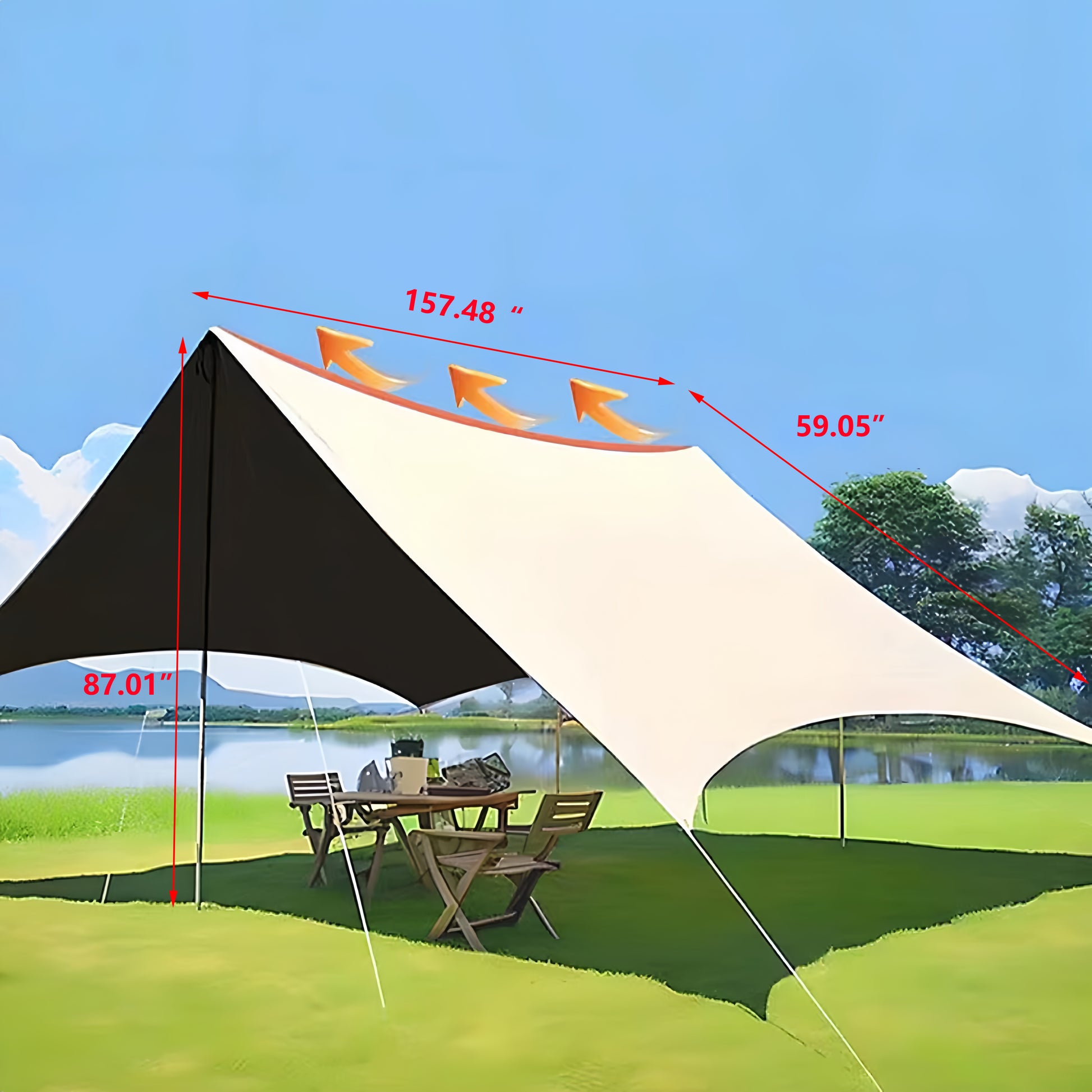 beach tent with uv protection Uv Protection Shade Canopy, Weather Resistant Sand Beach Tent, Camping