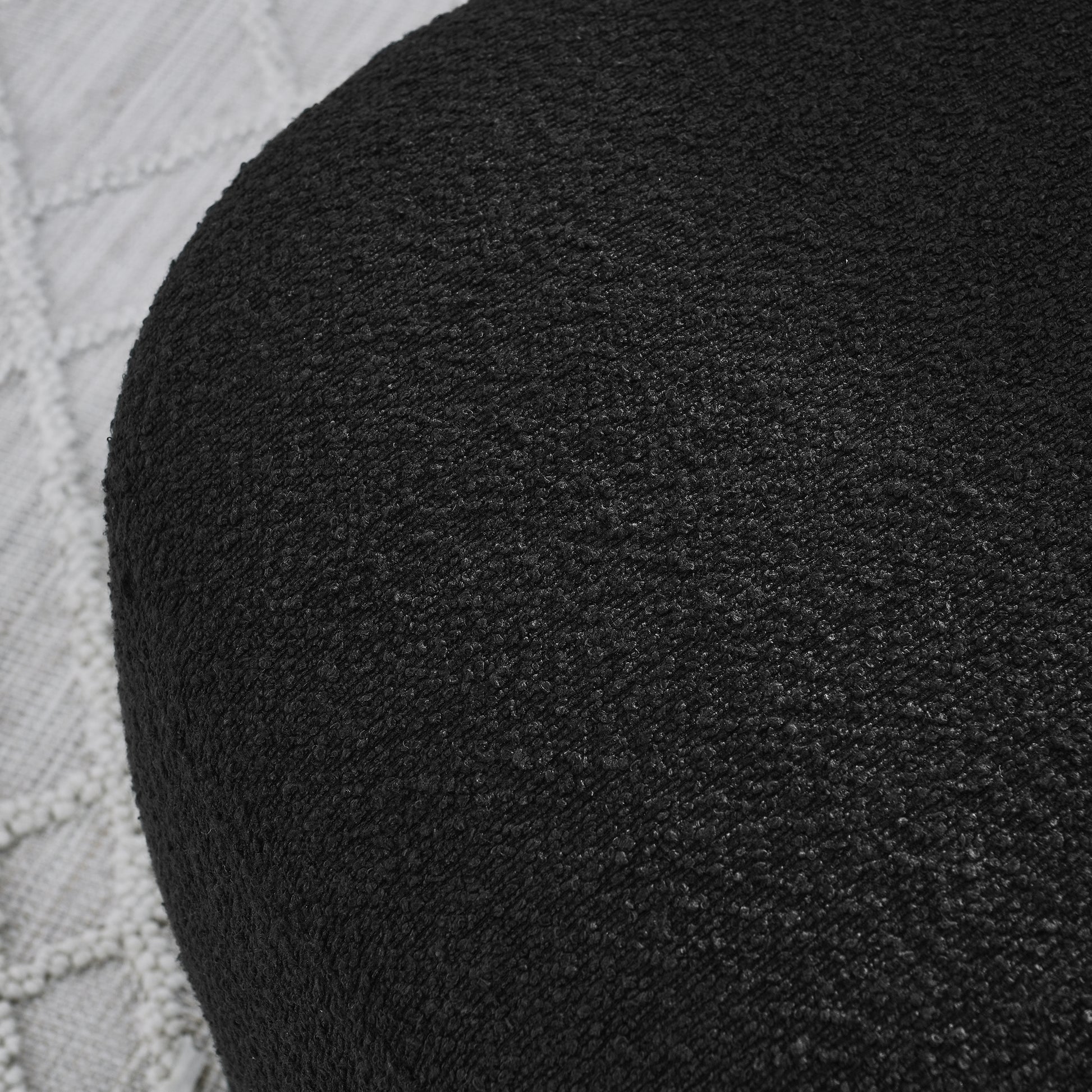 Hoop Gauze Lounge Chair With Soft Cushion And Backrest, Need To Be Assembled, Suitable For Living Room Bedroom Dining Room Black 24.5"*28.75"*28.75" Black Foam