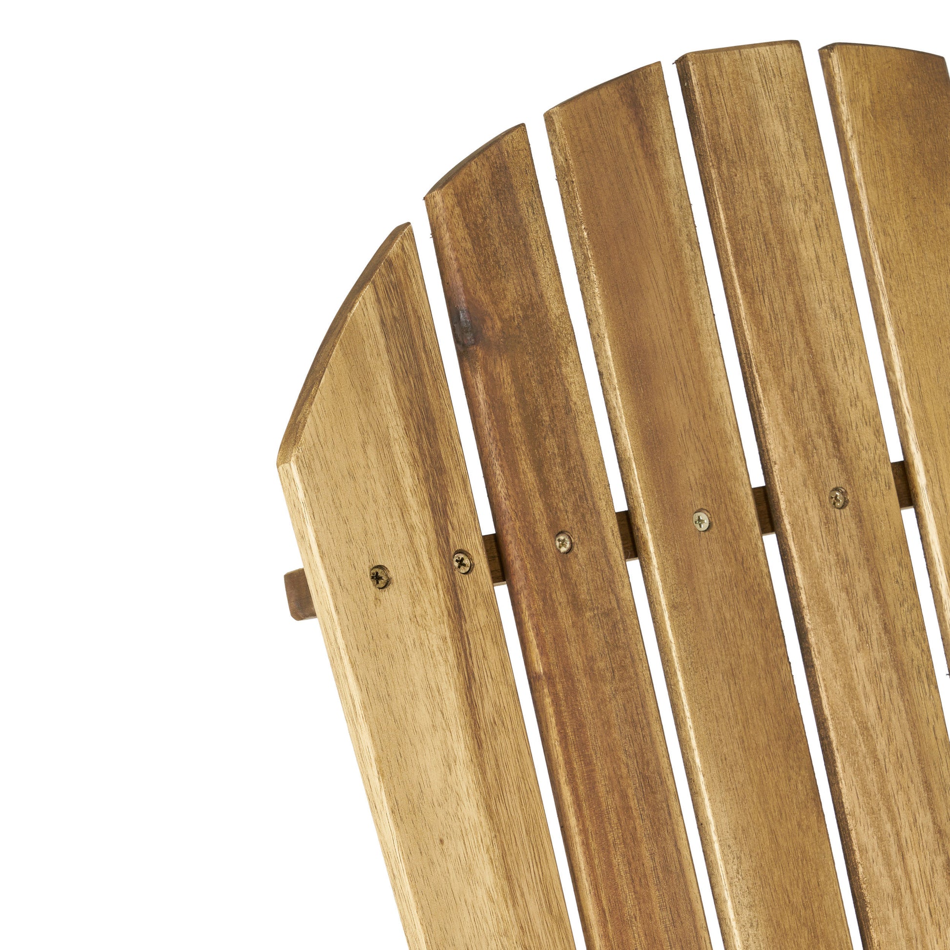 Malibu Reclining Adirondack Chair Natural Stained Acacia Wood