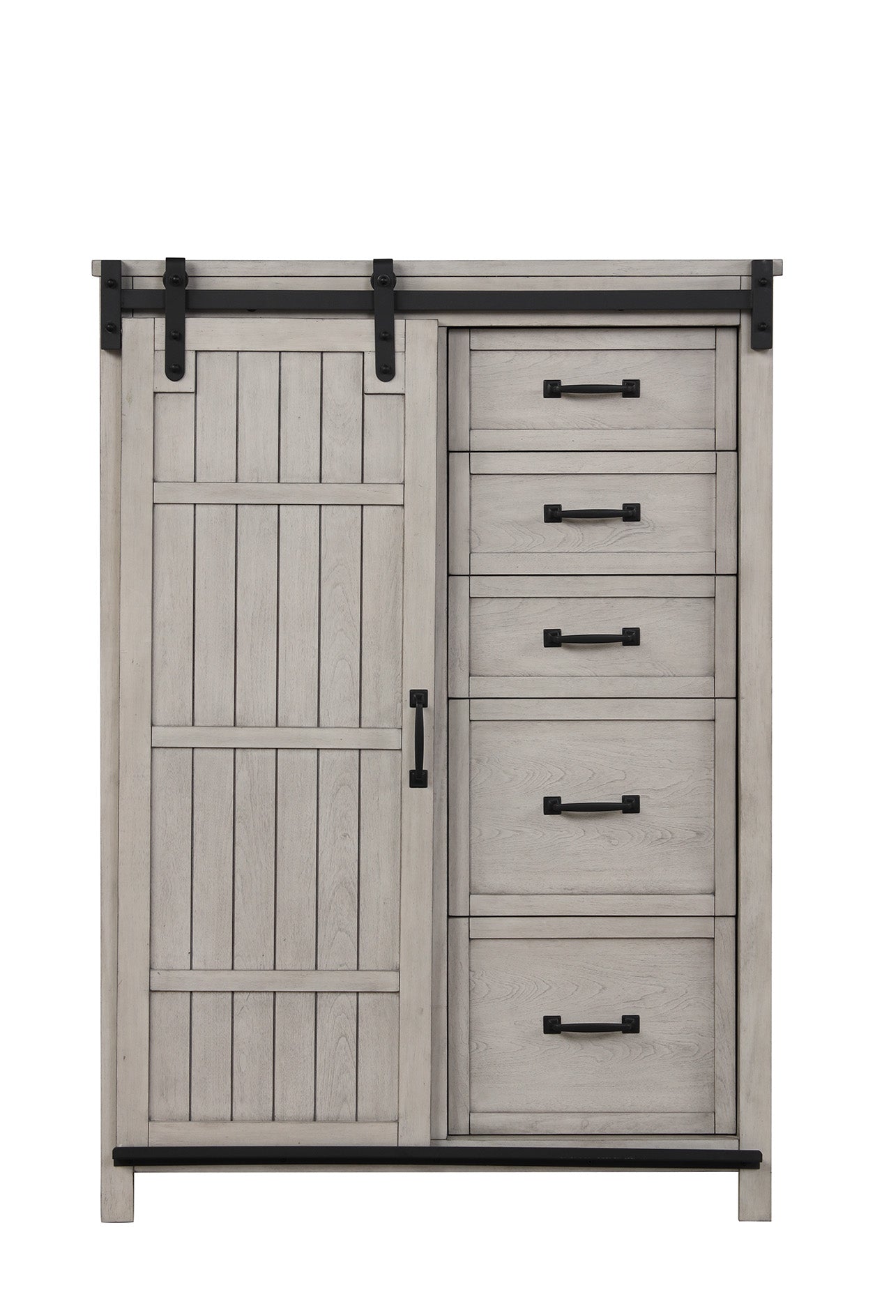 Alexandria Chest, Mountain Mist Finish Beige Wood Wood