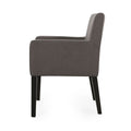 Arm Chair Dark Grey Fabric
