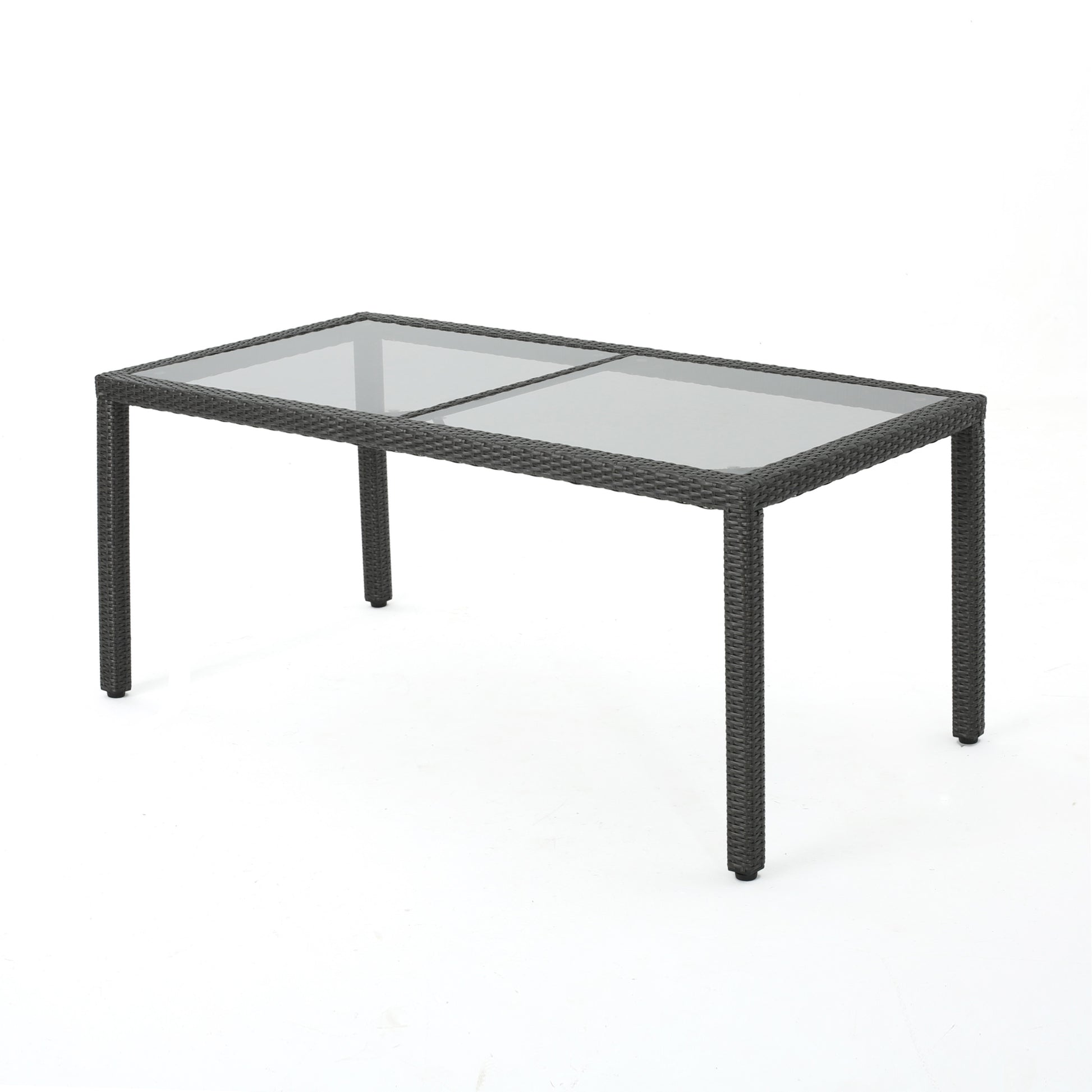 San Pico 68" Dining Table - Grey Rattan