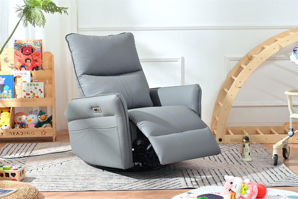Price Electric Rocking Recliner Shop Chaplin Faux Leather Rocking