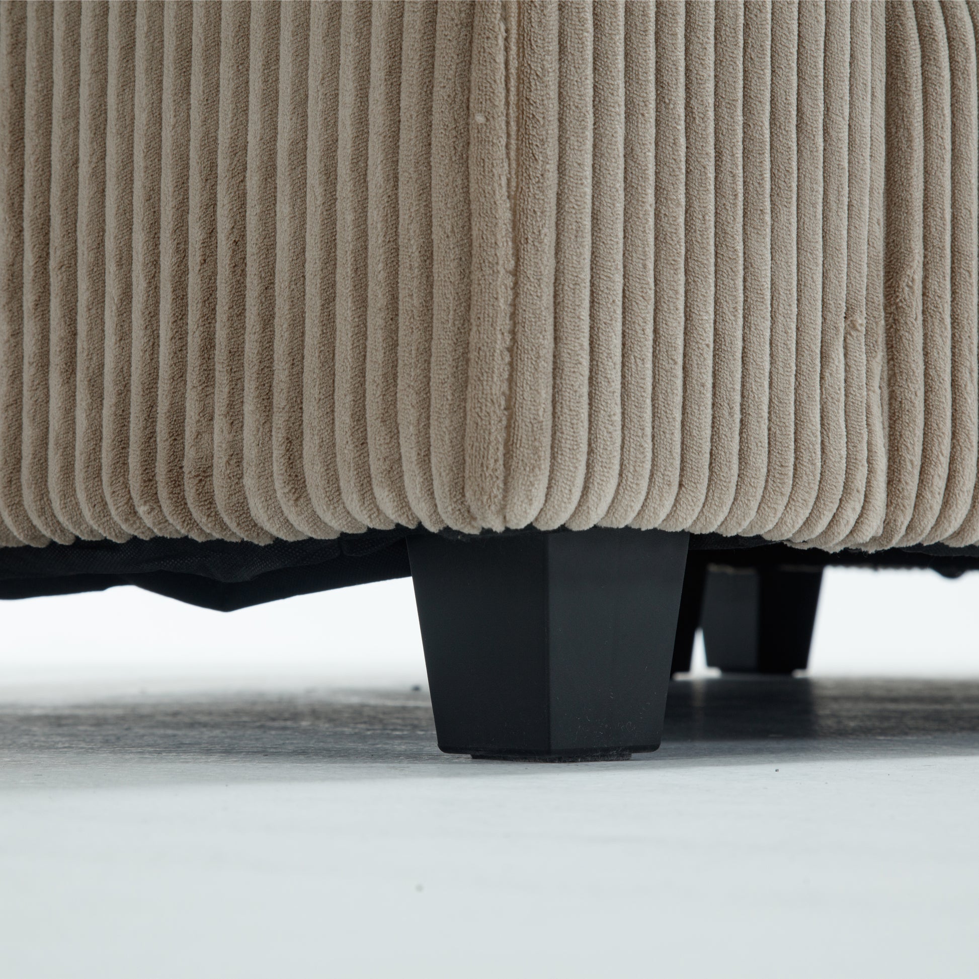 Oversized Modular Sectional Sofa Couch Set,L Shaped Sofa Sectional, 5 Seater Sofa For Living Room Corduroy Upholstered Sofa Set With 7 Free Pillowsbrown Brown Fabric 5 Seat