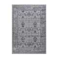 8X10 Grey Blue Oriental Non Shedding Living Room Bedroom Dining Home Office Stylish And Stain Resistant Area Rug Grey Blue Polyester