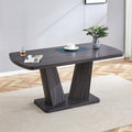 Modern Dining Table, Dining Room Table With 63